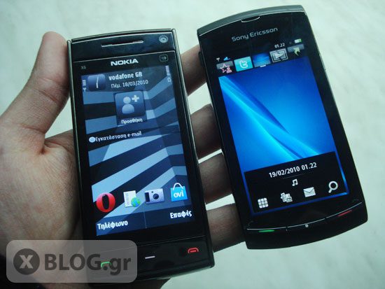 Nokia X6 vs Sony Ericsson Vivaz