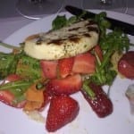 Ταλαγάνι σχάρας με σαλάτα ρόκας