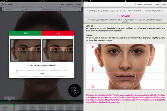 Face Metrics Pro HD για iPad