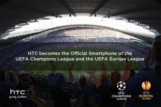 HTC: Αποκλειστικός προμηθευτής smartphones σε UEFA Champions League & Europa League