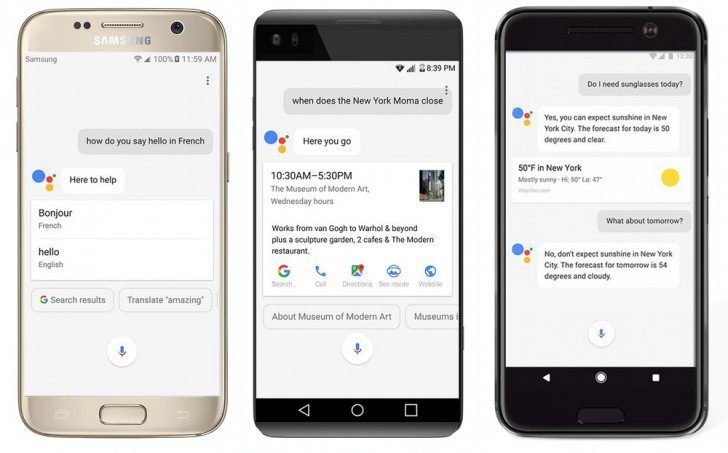 Google Assistant OEM smartphones