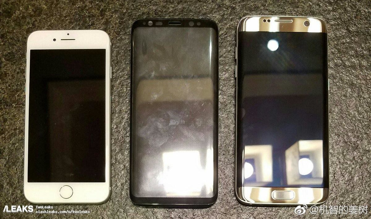 Samsung Galaxy S8 vs S7 Edge vs iPhone 7 leak