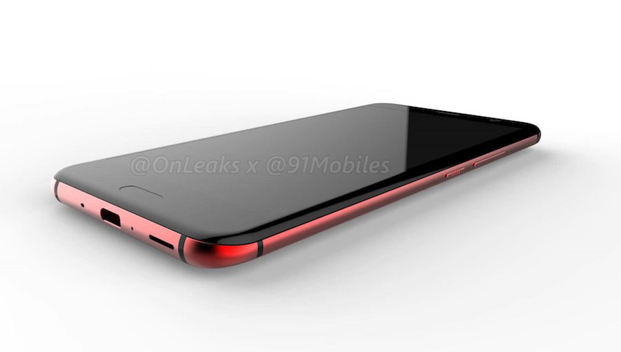 HTC U 11 red render leak