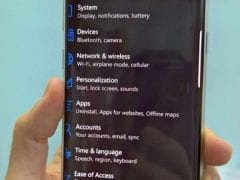 Samsung Galaxy S8 running Windows 10 Mobile (2)