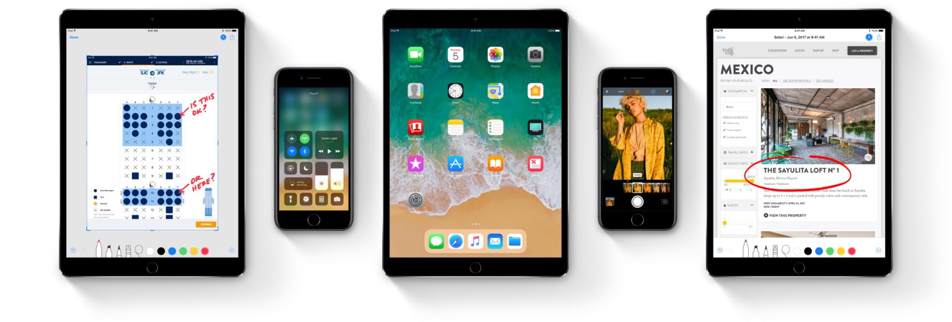 Apple iOS 11 on iPhone 7 and iPad Pro