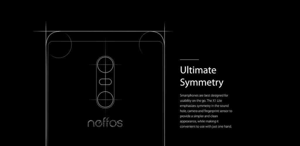 TP Link Neffos X1 Lite symmetry