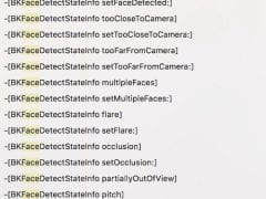Apple iPhone 8 face detect
