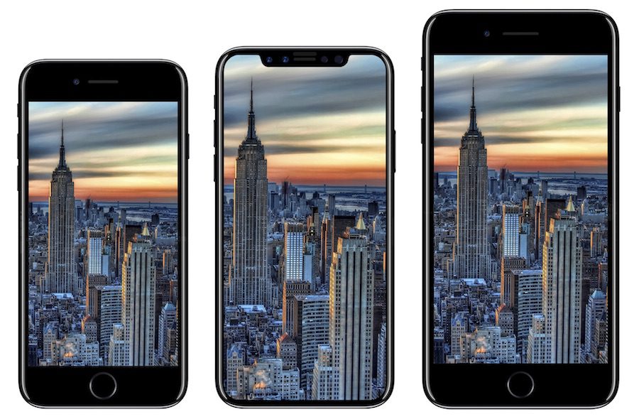 Apple iPhone 8 render 7 and 7s