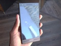 RED Hydrogen One prototype hands on front