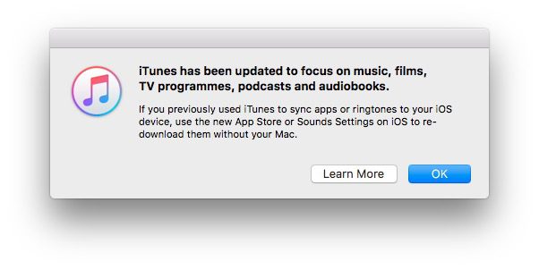 Apple iTunes App Store removal