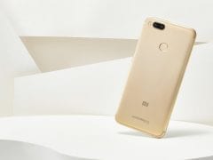 Xiaomi Mi A1 back gold
