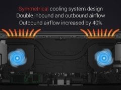 Xiaomi Mi Notebook Pro cooling