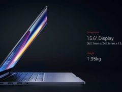 Xiaomi Mi Notebook Pro dimensions