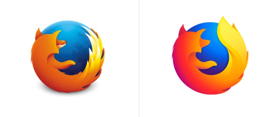 Mozilla Firefox logo redesign vs old (2)