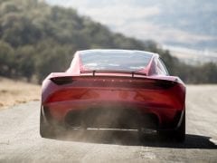 Tesla Roadster rear profile