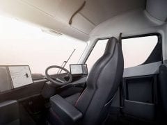 Tesla Semi interior