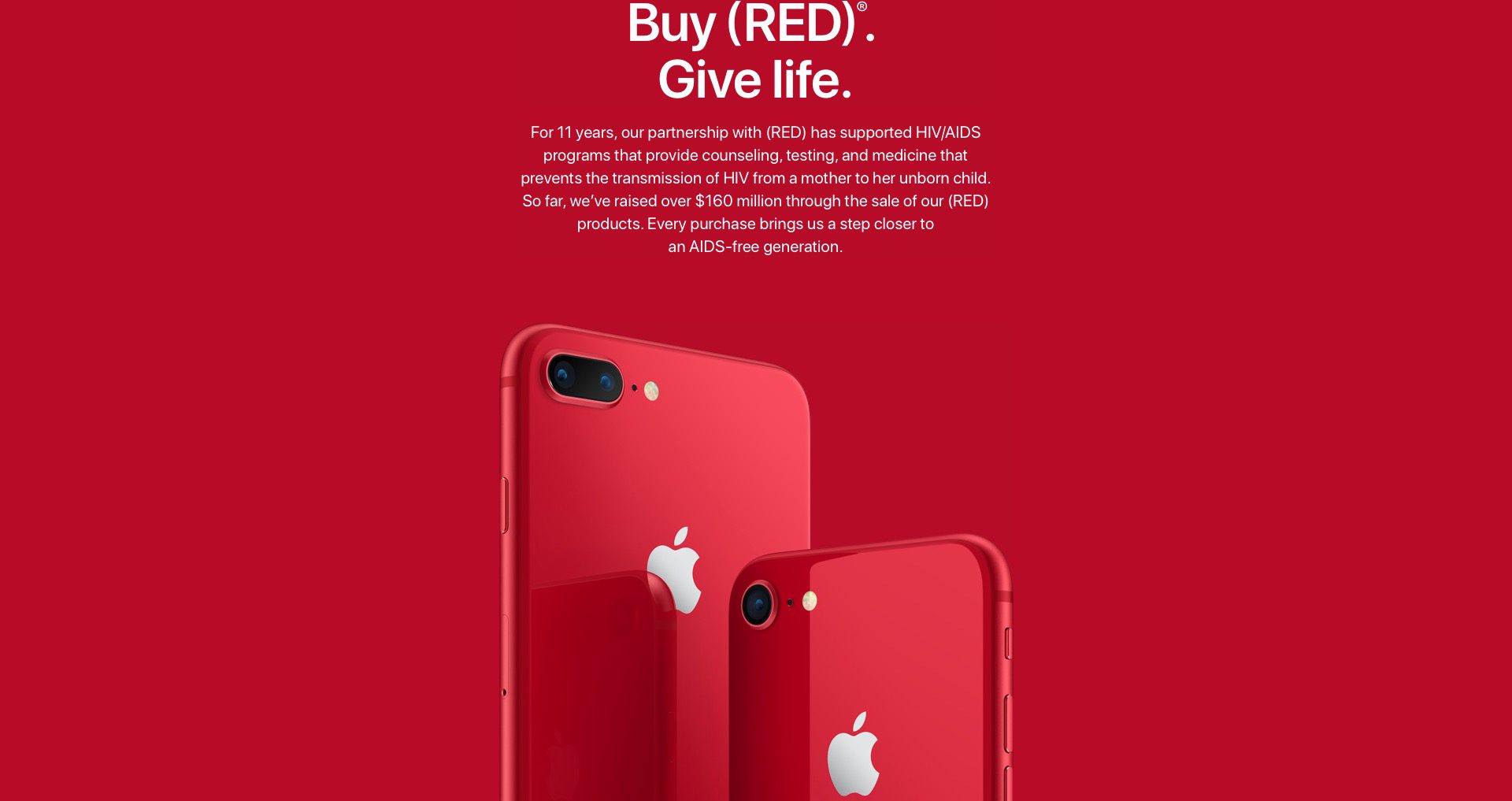 Apple iPhone 8 Plus (PRODUCT) RED Special Edition