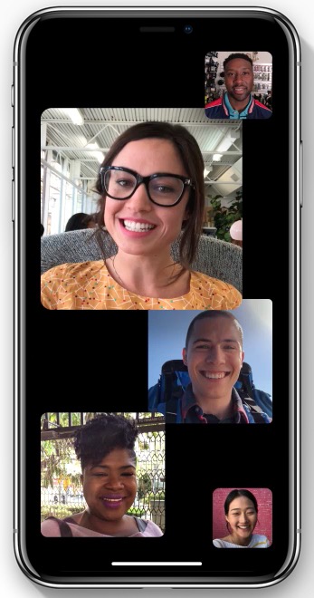 Apple iOS 12 Group FaceTime