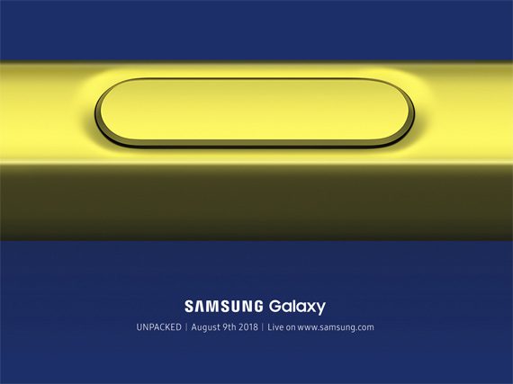Samsung Galaxy Note 9 Augusy 9 Unpacked