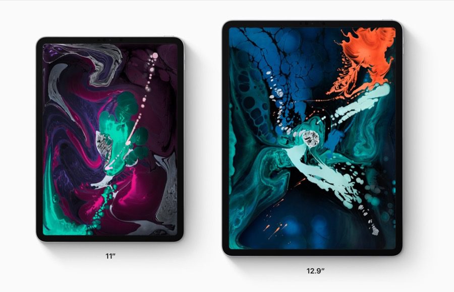 Apple iPad Pro 2018 3rd gen sizes
