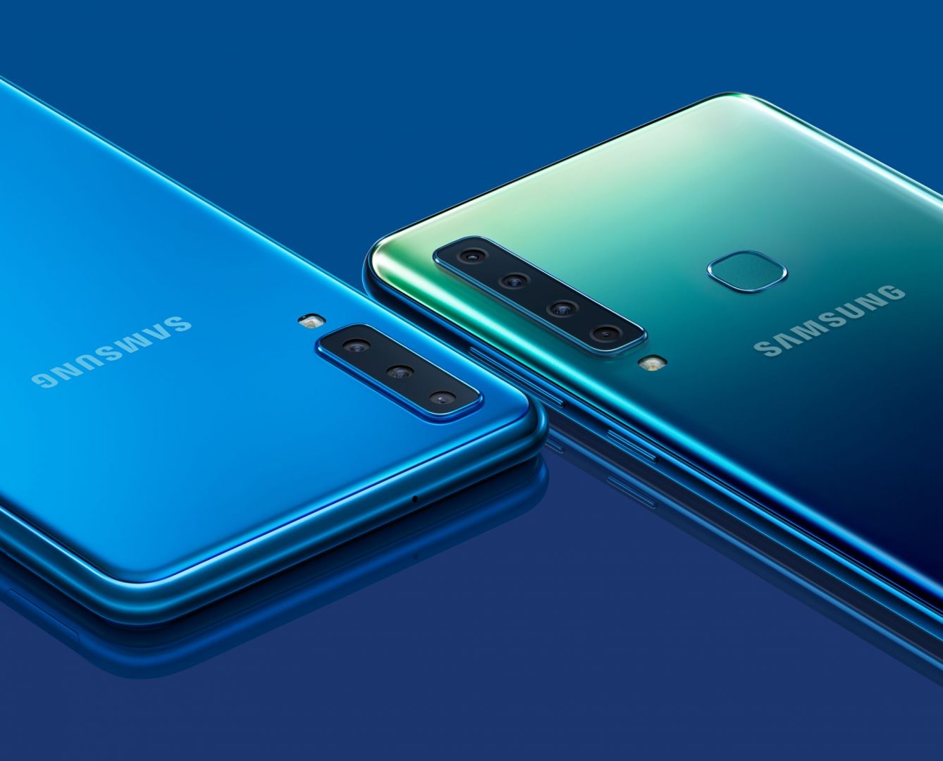 Samsung Galaxy A7 Blue Samsung Galaxy A9 Lemonade Blue Combo