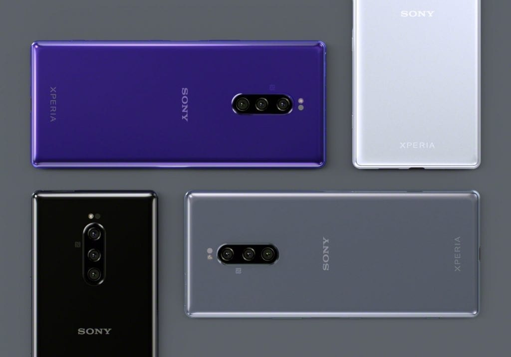 Sony Xperia 1 colors
