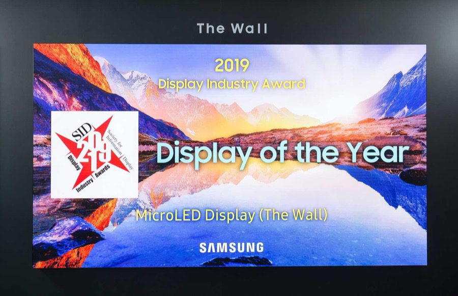 Samsung the wall sid display of the year 2