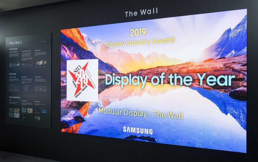 Samsung the wall sid display of the year 3