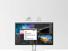 LG 27UL500 4K gaming monitor onscreen control