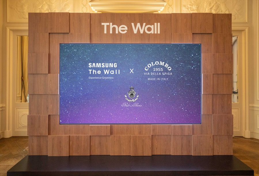Samsung the wall paris fashion week with colombo 3
