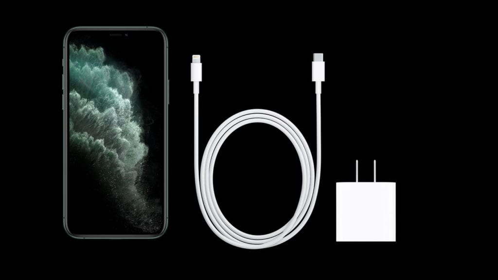 Apple iPhone 11 Pro USB C 18W wall charger