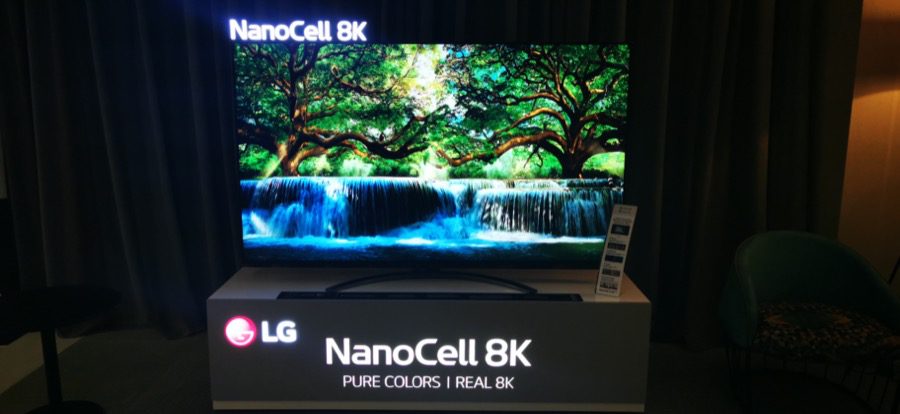 LG NanoCell 8K HXOS EIKONA SHOW 2020