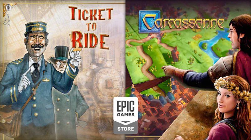 Epic Games Epic Games - Ticket to Ride - Carcassonne