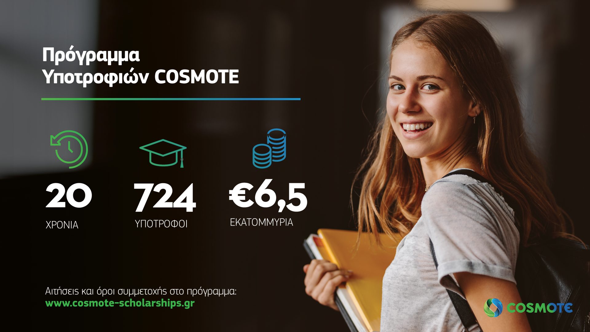 COSMOTE Scholarships Infographic Sep2021